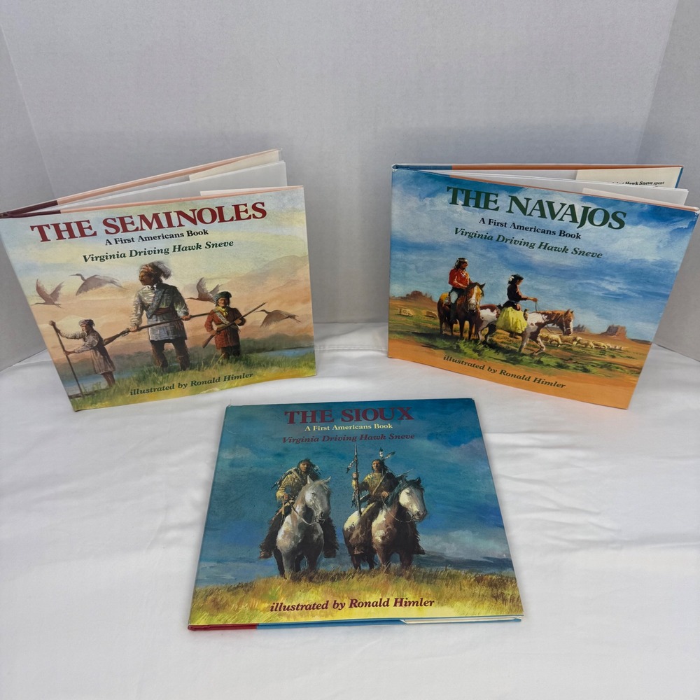 First Americans Book Set The Sioux The‎ Navajos The Seminoles 1st Ed 3 Books